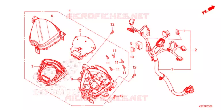 COMPTEUR Honda SCOOTER 110 VISION 2022  NSC110M
