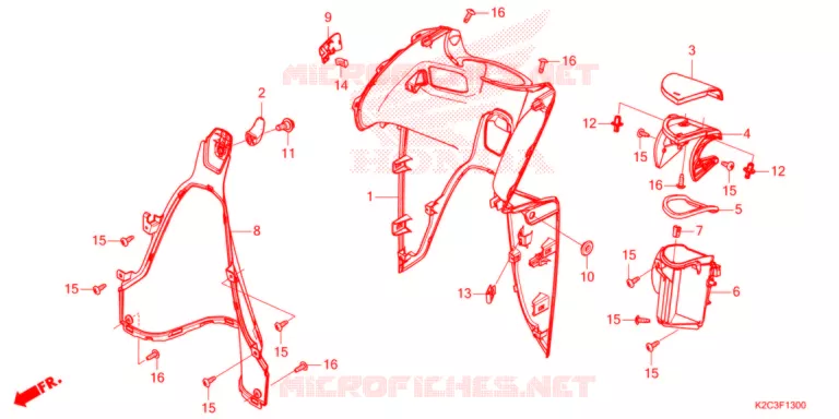 PROTEGE JAMBES Honda SCOOTER 110 VISION 2021  NSC110M_TU