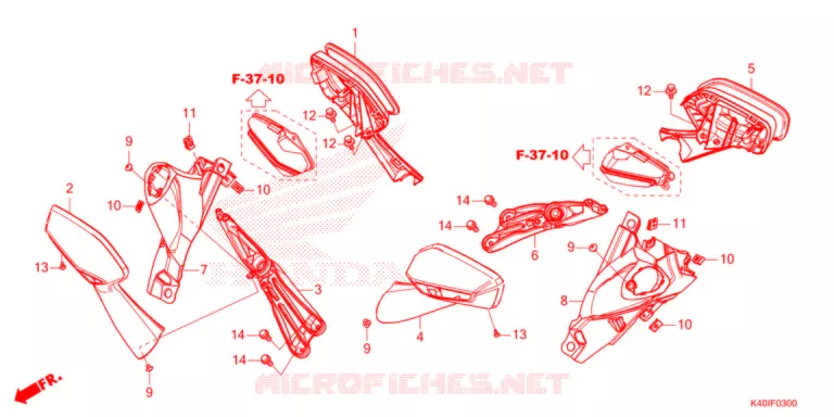 RETROVISEUR Honda SCOOTER 125 FORZA 2021  NSS125ADM_T