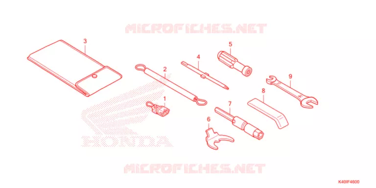 OUTIL Honda SCOOTER 125 FORZA 2021  NSS125ADM_T
