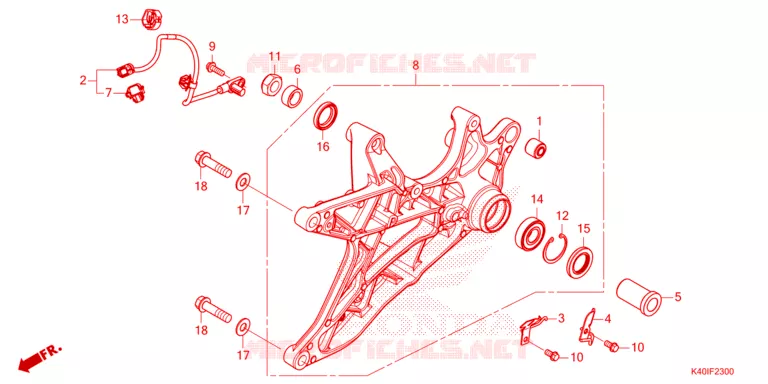 BRAS OSCILLANT Honda SCOOTER 125 FORZA 2021  NSS125ADM