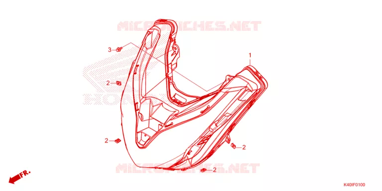 PHARE Honda SCOOTER 125 FORZA 2021  NSS125ADM