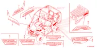 AUTOCOLLANTS pour Honda PIONEER 1000 M3 LIMITED EDITION de 2021
