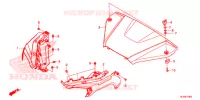 CAPOT MOTEUR pour Honda PIONEER 520 M2 de 2021