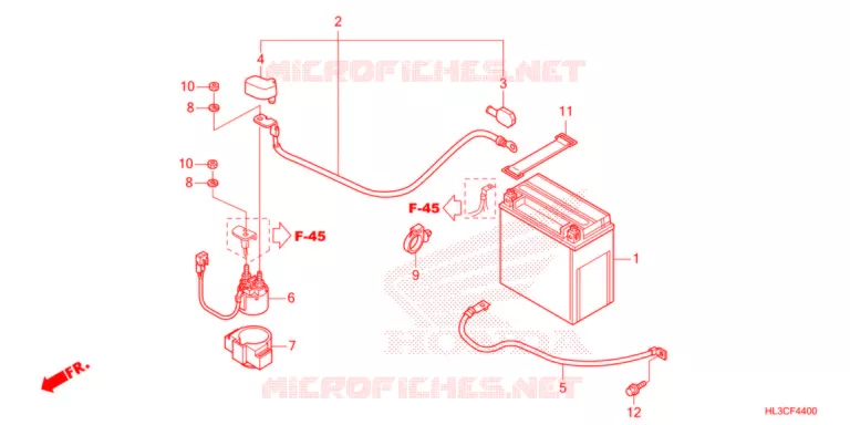 BATTERIE Honda ATV 700 PIONEER 2021  SXS700M2DM