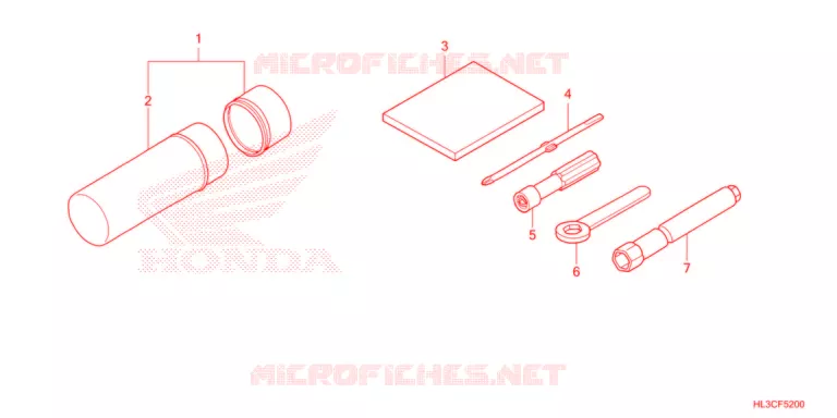 OUTIL Honda ATV 700 PIONEER 2021  SXS700M2DM