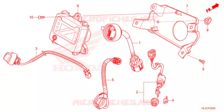 COMPTEUR - CONTACTEUR A CLES Honda ATV 700 PIONEER 2021  SXS700M2DM