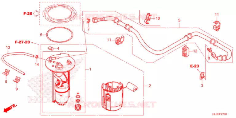 POMPE A ESSENCE Honda ATV 700 PIONEER 2021  SXS700M2DM