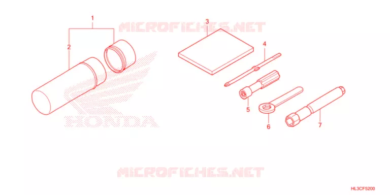 OUTIL Honda ATV 700 PIONEER 2021  SXS700M2M