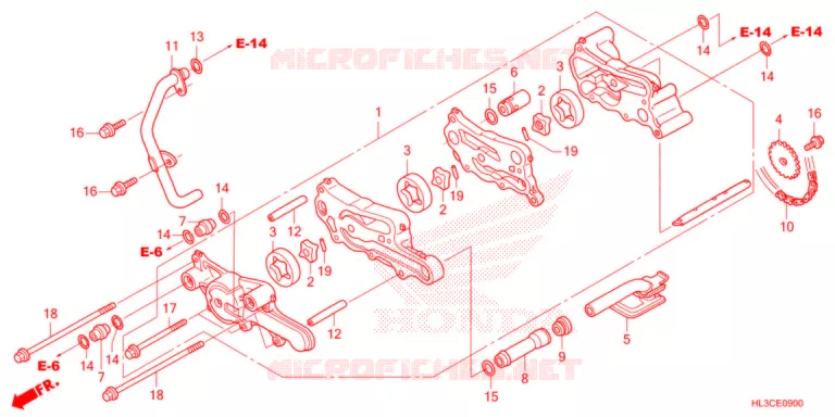 POMPE A HUILE Honda ATV 700 PIONEER 2021  SXS700M2M