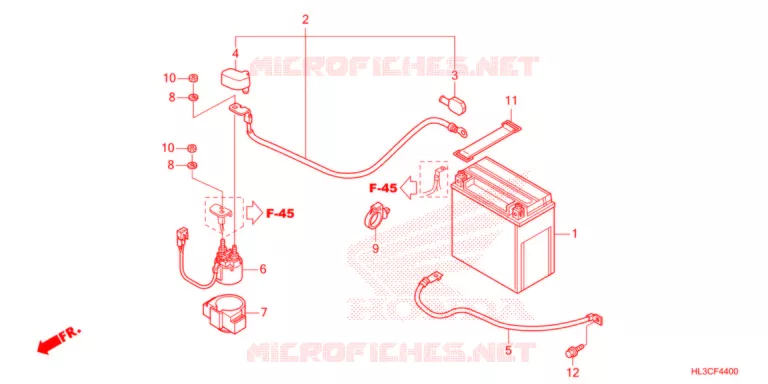 BATTERIE Honda ATV 700 PIONEER 2021  SXS700M4DM