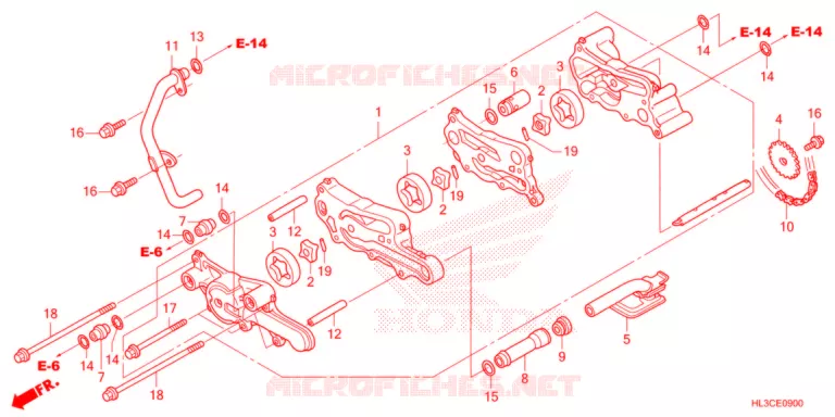 POMPE A HUILE Honda ATV 700 PIONEER 2021  SXS700M4DM