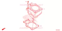 CYLINDRE pour Honda FOURTRAX 420 RANCHER 4X4 AT IRS EPS ESP de 2021