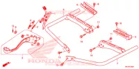 REPOSE PIED   PEDALE pour Honda FOURTRAX 420 RANCHER 4X4 AT IRS EPS ESP de 2021