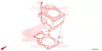 CYLINDRE pour Honda FOURTRAX 420 RANCHER 4X4 ES de 2021