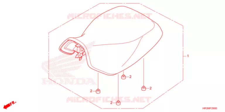 SELLE Honda ATV 420 FOURTRAX 2021  TRX420FM1M