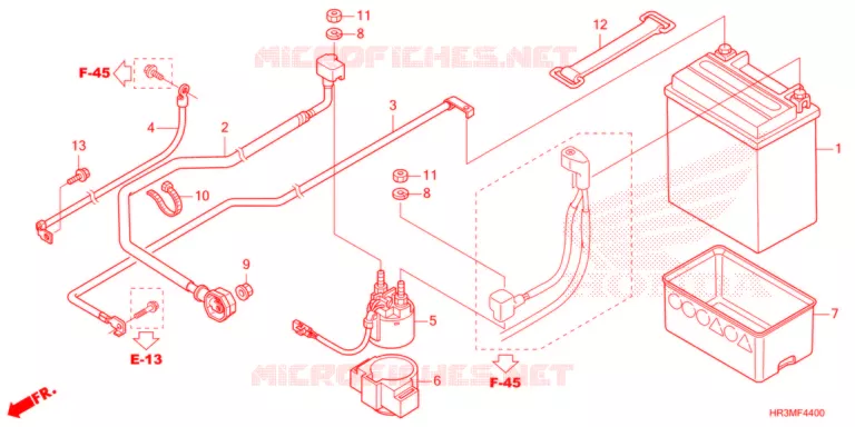 BATTERIE Honda ATV 420 FOURTRAX 2021  TRX420FM1M
