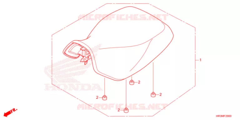 SELLE Honda ATV 420 FOURTRAX 2021  TRX420FM1M
