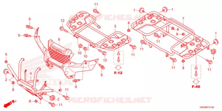 SUPPORT Honda ATV 420 FOURTRAX 2021  TRX420FM2M