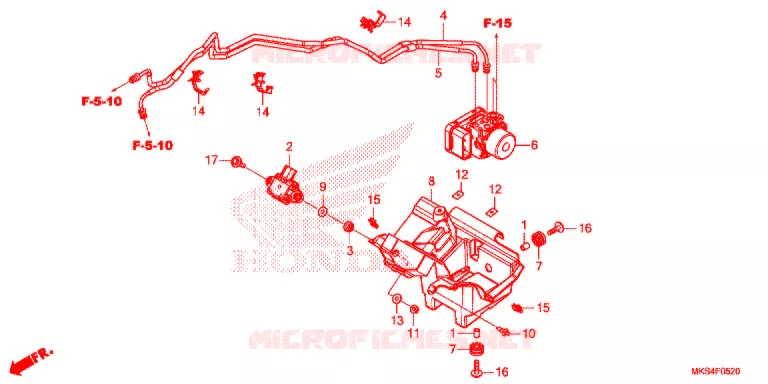 MODULATEUR ABS Honda MOTO 1100 AFRICA-TWIN 2021  CRF1100D4M