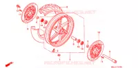 ROUE AVANT pour Honda CBR 600 de 1997