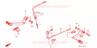 SELECTEUR   PEDALE DE FREIN pour Honda CBR 600 de 1997