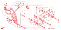 AMORTISSEUR ARRIERE pour Honda CBR 600 50HP de 1998