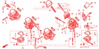 CARBURATEUR (PIECES CONSTITUTIVES) pour Honda CBR 600 50HP de 1998