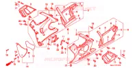 CARENAGES INFERIEUR pour Honda CBR 600 de 1998