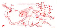 LEVIER DE GUIDON/COMMUTATEUR/CABLE (ACB125CBFH) pour Honda CLICK 125 de 2016
