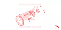 POMPE A HUILE pour Honda CLICK 125 de 2016