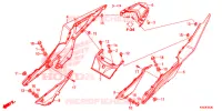 COUVERCLES LATERAUX   ARRIERES pour Honda CBR 150 R SPECIAL EDITION de 2017