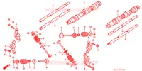 ARBRE A CAMES   SOUPAPE pour Honda VALKYRIE 1500 F6C de 1997