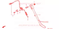 BEQUILLE LATERALE pour Honda VALKYRIE 1500 F6C de 1997
