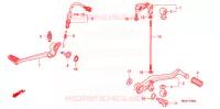 PEDALE pour Honda VFR 1200 DCT de 2011