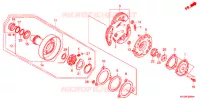 EMBRAYAGE UNIDIRECTIONNEL pour Honda 125 ROAD SPORT RS de 2012