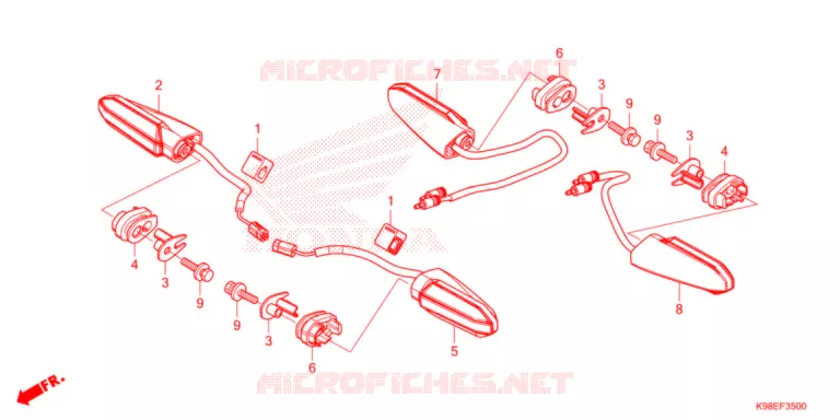 CLIGNOTANT Honda MOTO 125 CB 2021  CBF125NAM