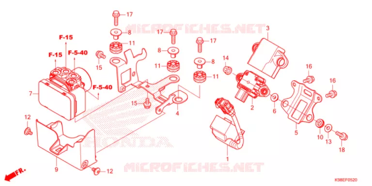 MODULATEUR ABS Honda MOTO 125 CB 2021  CBF125NAM