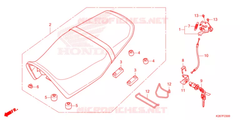 SELLE Honda MOTO 125 MSX 2021  MSX125AM