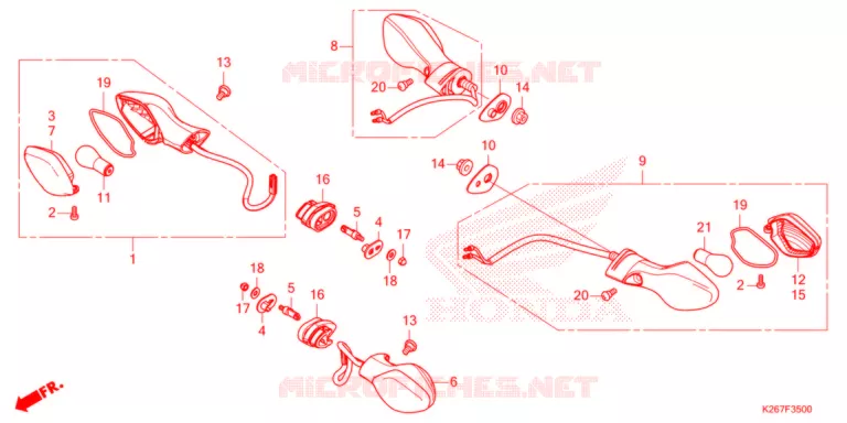 CLIGNOTANT Honda MOTO 125 MSX 2021  MSX125AM