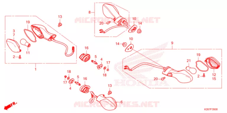 CLIGNOTANT Honda MOTO 125 MSX 2021  MSX125M