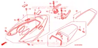 CARENAGES ARRIERE pour Honda VFR 800 VTEC TWO TONES de 2009