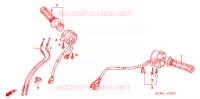 COMMODO   LEVIER   CABLE pour Honda VFR 800 VTEC TWO TONES de 2009