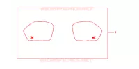 HOUSSE DE VALISE pour Honda VFR 800 VTEC TWO TONES de 2009