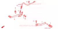 PEDALE pour Honda VFR 800 VTEC TWO TONES de 2009