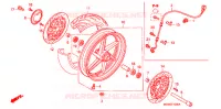 ROUE AVANT pour Honda VFR 800 VTEC TWO TONES de 2009