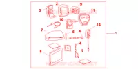 SUPPORT GPS pour Honda VFR 800 VTEC TWO TONES de 2009