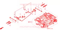 CORPS DE PAPILLON (PIECES CONSTITUTIVES) pour Honda VFR 800 VTEC TWO TONES de 2009