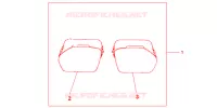 SAC INTERIEUR DE VALISE pour Honda VFR 800 VTEC TWO TONES de 2009