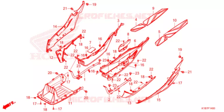 MARCHE PIEDS Honda SCOOTER 350 FORZA 2021  NSS350AM